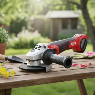 FLEX LBE 125 18.0-EC Aku úhlová bruska s variabilními otáčkami a brzdou 18V, 125mm (bez aku) - 499285