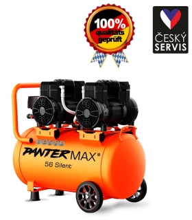 PANTERMAX®AirFlow® 56 SILENT bezolejový tichý kompresor 2,9kW, 76dB