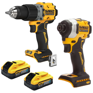 DEWALT DCK2050H2T AKU POWERSTACK sada aku nářadí DCD805 + DCF850 (18V + 2x 5,0Ah)