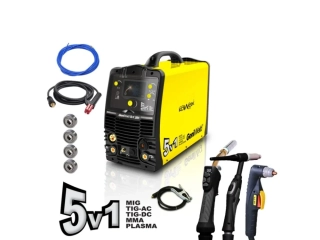 KOWAX GeniWeld 5v1 200 Svařovací invertor MIG/PLASMA/ACTIG/DCTIG/MMA