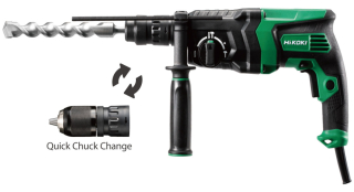 HIKOKI DH26PMC WSZ Vrtací a sekací kladivo SDS-plus + výměnná hlava