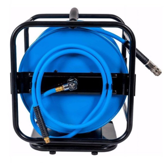 Airpress TS46573 navíjecí buben s pneu hadicí 30m, průměrem 8x12 mm a otočným ocelovým rámem