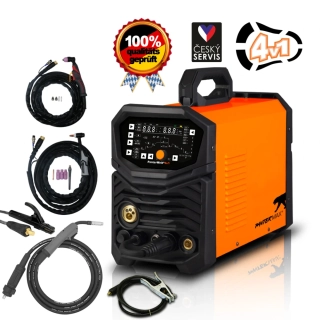 PANTERMAX PanterWeld®4v1 200 MULTIFUNKČNÍ invertorová svářečka MIG/TIG/MMA/PLAZMA