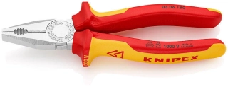 KNIPEX 03 06 180 Kombinované kleště, elektrikářské, izolované 1000 V, 180 mm