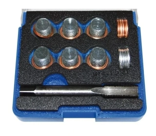 BGS 151 Sada na opravu závitů olejových van M14x1,25 mm, 25 dílů