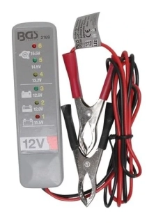 BGS 2189 Tester autobaterie 12 V a alternátoru - nabíjení, LED indikátor