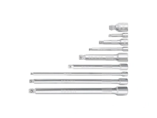 BGS 2253 Prodloužení výkyvná 1/4", 3/8" a 1/2", různé délky, sada 9 kusů