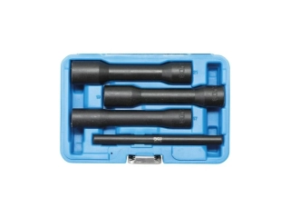 BGS 5264 Hlavice na poškozené šrouby 1/2" 17-21 mm, extra dlouhé 150 mm, sada 3 ks