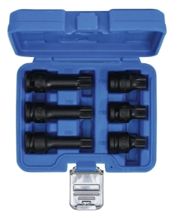 BGS 5380 Zástrčné hlavice 1/2" XZN M14-M18, úderové, sada 6 ks