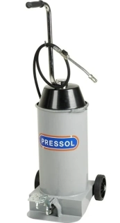 PRESSOL 17 793 Maznice pneumatická pojízdná, na 15 kg maziva, hadice 150 cm