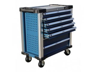 ASTA ASTA3607B Dílenský vozík nevybavený, 7 zásuvek, centrální zamykání, deska z nerezu