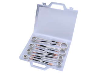 DAWELL DHI-SET-8B Sada bočních nasazovacích cívek pro indukční ohřev DAWELL DHI-15, 15 - 45 mm, 8 kusů