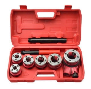 GEKO G01002 Ráčnové závitníky na trubky 1/4" - 1-1/4", sada 6 ks