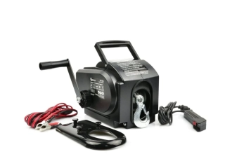 GEKO G81706 Elektrický lanový naviják 300 W/12 V, max. zatížení 907 kg, pro lodě, přenosný