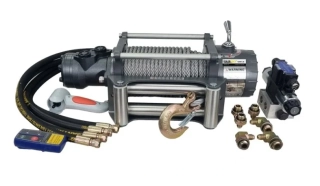 Golemtech Golemwinch 12000HD, 5,4 t Hydraulický naviják pro větší offroad, odtah