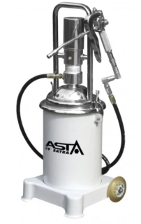 ASTA POP13 Maznice pneumatická na 13 kg maziva, hadice 2 m, pojízdná