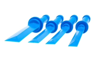 QUATROS QS14242 Plastové škrabky, šábry na lepené závaží, lišty, 19 - 36 mm, sada 4 ks