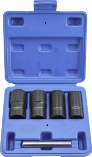 QUATROS QS50927 Hlavice 1/2” na poškozené šrouby, velikosti 17-22 mm, sada 5 ks