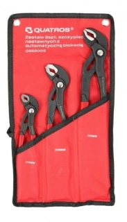 QUATROS QS52003 Sada instalatérských kleští SIKO, 3 ks (175 mm, 240 mm, 300 mm)