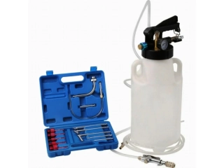 QUATROS QS60642 Pneumatická plnička oleje automatických převodovek ATF, s adaptéry, 8 l