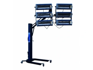 SATRA S-DRY6 Infrazářič pro sušení laků 6000 W, 6 lamp, pojízdný