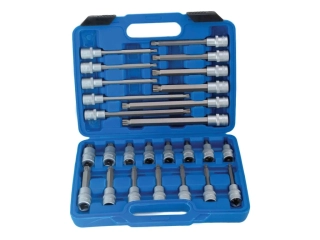 SATRA S-SS2612 Zástrčné hlavice XZN 1/2”, vel. M5-M16, délka 55-200 mm, sada 26 ks