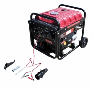 SATRA S-THOR50IG Benzínová elektrocentrála 5000 W, 1 zásuvka 230 V a nabíječka baterií, el. start
