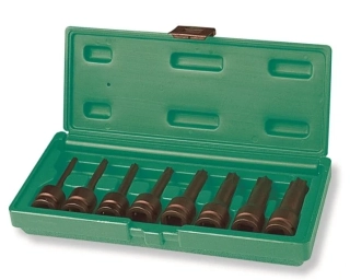 JONNESWAY S06A408S Sada zástrčných hlavic Torx 1/2", 8ks, úderové