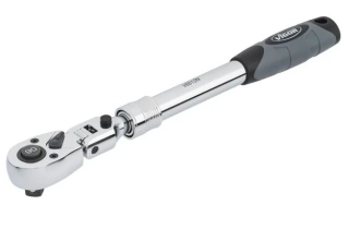 Vigor V6612N Teleskopická ráčna, kloubová, 1/2", 90 zubů, s přepínáním směru, 350-490 mm