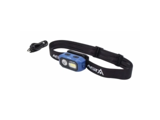 ASTA A-GAL567 Čelová svítilna, COB LED, 480 lm, nabíjecí
