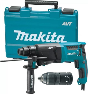 MAKITA HR2631FT Vrtací a sekací kladivo SDS-plus; 800W + výměnná hlava
