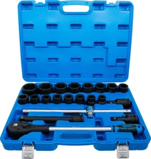 BGS 5258 Gola sada 3/4", 19-50 mm, úderové hlavice, 21 dílů