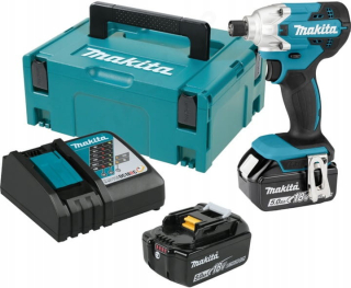 MAKITA DTD156RTJ Aku rázový utahovák 18V; 2x 5,0Ah; 155Nm; 1/4" Hex
