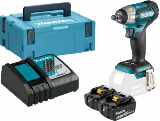 MAKITA DTW181RTJ Aku rázový utahovák 18V; 2x 5,0Ah; 1/2"; 210Nm