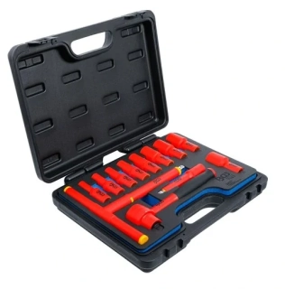 BGS 7133 Elektrikářská gola sada 3/8" Pro Torque VDE, izolovaná, 7-22 mm, 12 dílů