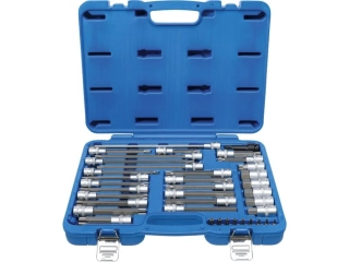 BGS 5184 Zástrčné hlavice Imbus, TORX, XZN a RIBE, 4hran 1/2", sada 38 dílů