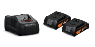 FEIN Startovací set AMPShare 18V 2x 2,0 Ah Li-Ion + GAL1880CV - 92604244010
