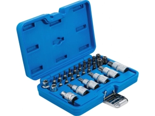 BGS 5101 Zástrčné hlavice a bity TORX 1/2", T10-T70, sada 27 dílů