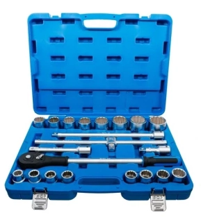 BGS 1223 Gola sada 3/4", 12-hranné hlavice 19-50 mm, 21 dílů