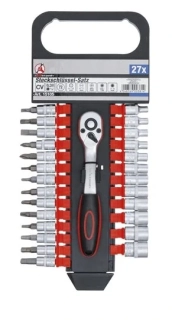 BGS 15105 Gola sada 1/4", 6-hranné hlavice Pro Torque 4-13 mm, 27 dílů