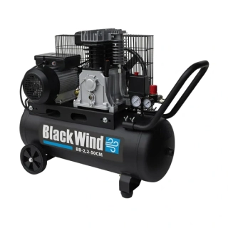Black Wind BB-2,2-50CM olejový kompresor dvou-pístový 2,2kW/230V