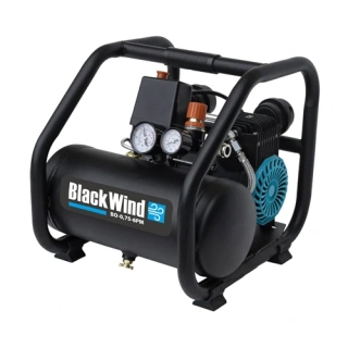 Black Wind BO-0,75-6PM tichý bezolejový kompresor pístový 0,75kW