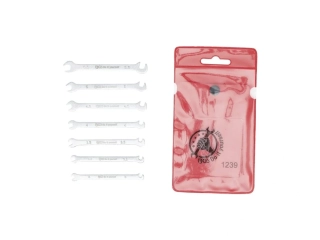 BGS 1239 Klíče ploché otevřené, dvoustranné, 3-5.5 mm, mini provedení, sada 7 dílů v obalu