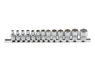 BGS 2269 Hlavice nástrčné 1/4", 4-14 mm, sada 13 dílů
