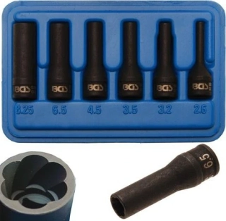 BGS 5290 Hlavice nástrčné pro demontáž elektrody žhavící svíčky 2,6 - 8,25 mm