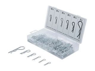 BGS 8043 Závlačky pružinové, průměry 2-4 mm, sada 150 ks