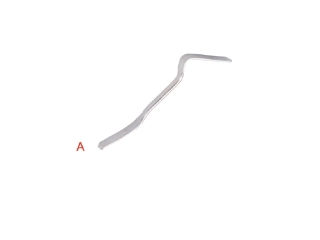JONNESWAY AB030068A Karosářské páčidlo oboustranné 380mm, zahnuté 45 stupňů