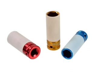 GEKO G10510 Sada úderových hlavic 1/2", krytka na ALU, 17 - 21 mm
