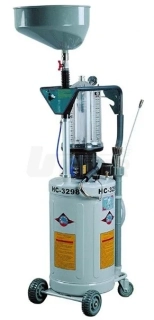 Genborx HC-3298 Pneumatická nádoba na olej s odsávačkou a průhlednou nádobkou (70 l)