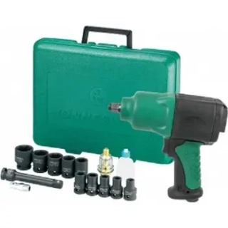JONNESWAY JAI-1114K Pneumatický rázový utahovák 1/2", 1800 Nm, s příslušenstvím